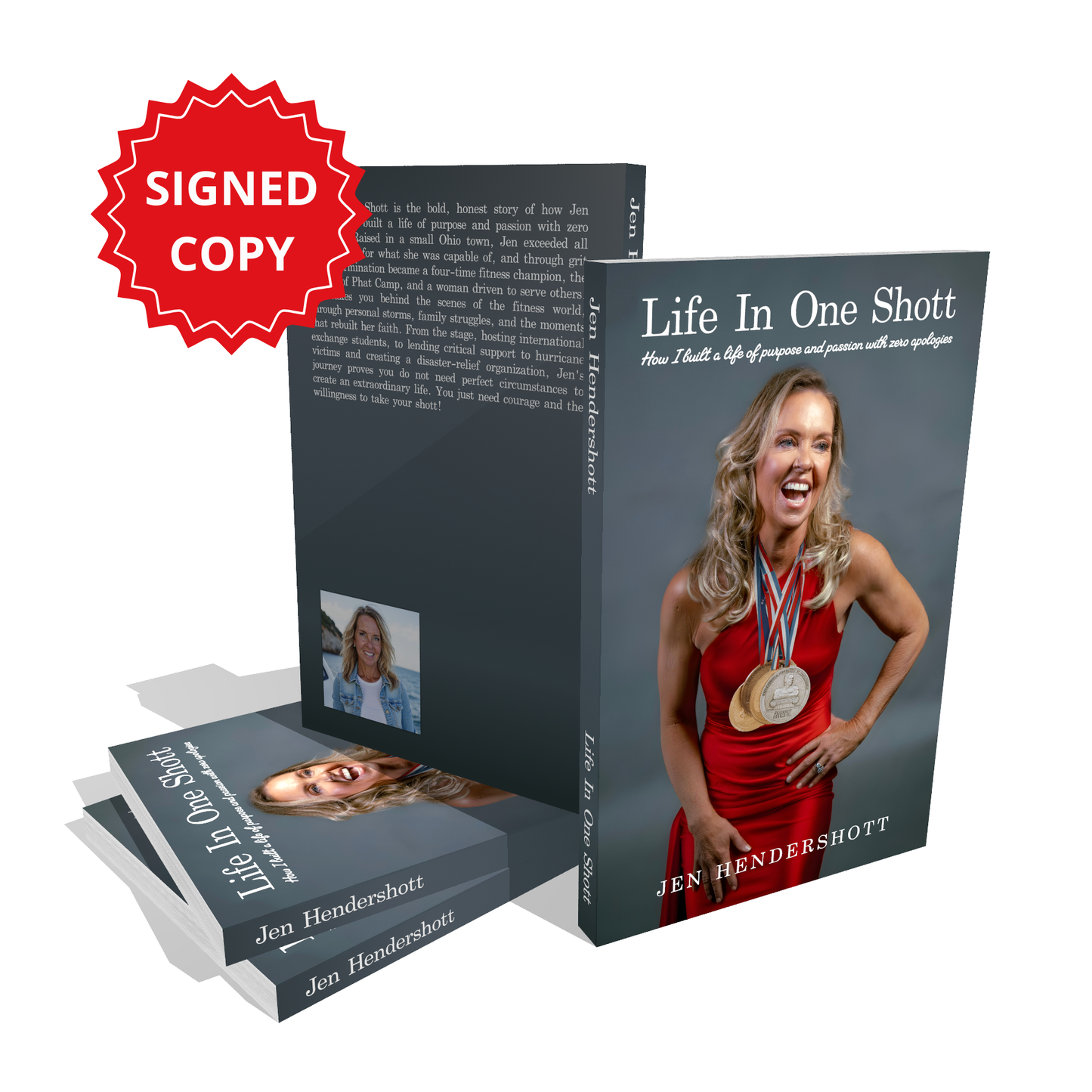 Life In One Shott - Jen's New Book - Signed Copy - PRE-ORDER