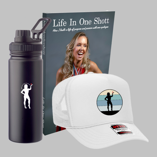 The Power Bundle - Hat, Water Bottle + Signed Book PRE-ORDER